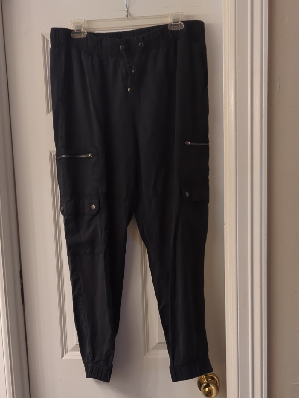 Banana Republic Black Women's Cargo Jogger Pants
